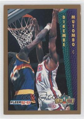 1992-93 Fleer Tony's Pizza - [Base] #_DIMU - Dikembe Mutombo