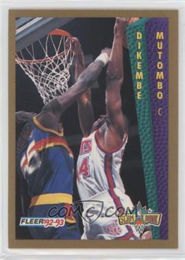 1992-93 Fleer Tony's Pizza - [Base] #_DIMU - Dikembe Mutombo