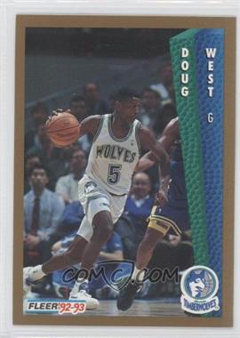 1992-93 Fleer Tony's Pizza - [Base] #_DOWE - Doug West