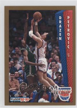 1992-93 Fleer Tony's Pizza - [Base] #_DRPE - Drazen Petrovic