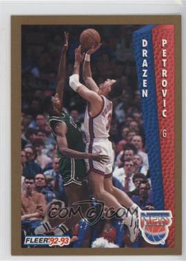 1992-93 Fleer Tony's Pizza - [Base] #_DRPE - Drazen Petrovic