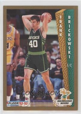 1992-93 Fleer Tony's Pizza - [Base] #_FRBR - Frank Brickowski