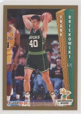 1992-93 Fleer Tony's Pizza - [Base] #_FRBR - Frank Brickowski