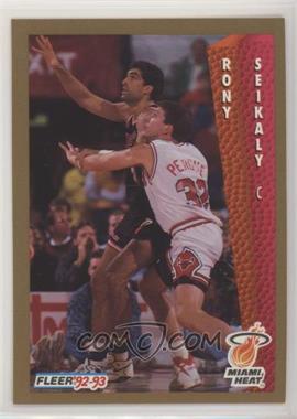 1992-93 Fleer Tony's Pizza - [Base] #_ROSE - Rony Seikaly