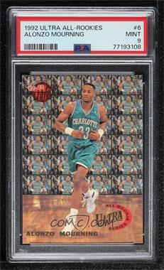 1992-93 Fleer Ultra - All Rookie Series #6 - Alonzo Mourning [PSA 9 MINT]
