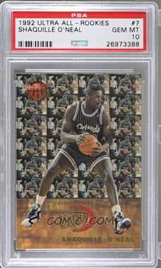 1992-93 Fleer Ultra - All Rookie Series #7 - Shaquille O'Neal [PSA 10 GEM MT]