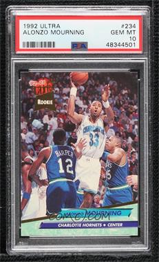 1992-93 Fleer Ultra - [Base] #234 - Alonzo Mourning [PSA 10 GEM MT]