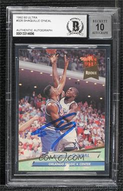 1992-93 Fleer Ultra - [Base] #328 - Shaquille O'Neal [BAS Authentic]