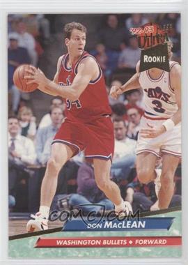 1992-93 Fleer Ultra - [Base] #370 - Don MacLean