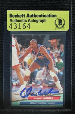 1992-93 Fleer Ultra - [Base] #60 - Darrell Walker [BAS Authentic]