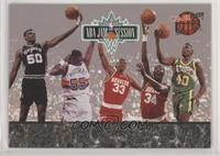 David Robinson, Dikembe Mutombo, Otis Thorpe, Hakeem Olajuwon, Shawn Kemp, Char…