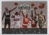 David Robinson, Dikembe Mutombo, Otis Thorpe, Hakeem Olajuwon, Shawn Kemp, Char…