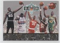 David Robinson, Dikembe Mutombo, Otis Thorpe, Hakeem Olajuwon, Shawn Kemp, Char…