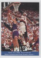 1991-92 NBA Playoffs - Western Conference Semi-Finals: Portland 4, Phoenix 1