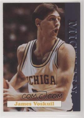 1992-93 Michigan Wolverines Team Issue - [Base] #7 - James Voskuil