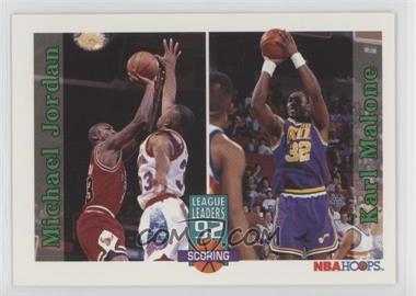1992-93 NBA Hoops - [Base] #320 - Michael Jordan, Karl Malone