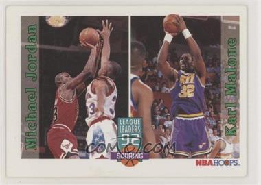 1992-93 NBA Hoops - [Base] #320 - Michael Jordan, Karl Malone [Poor to Fair]