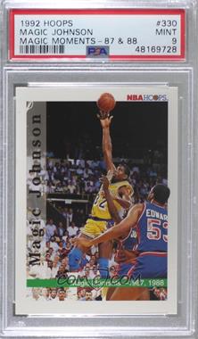 1992-93 NBA Hoops - [Base] #330 - Magic Johnson [PSA 9 MINT]