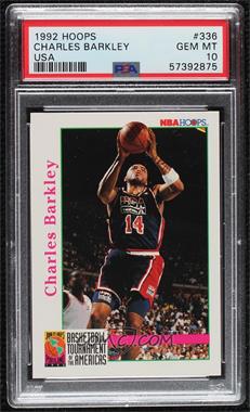 1992-93 NBA Hoops - [Base] #336 - Charles Barkley [PSA 10 GEM MT]