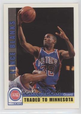 1992-93 NBA Hoops - [Base] #380 - Lance Blanks