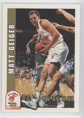 1992-93 NBA Hoops - [Base] #412 - Matt Geiger