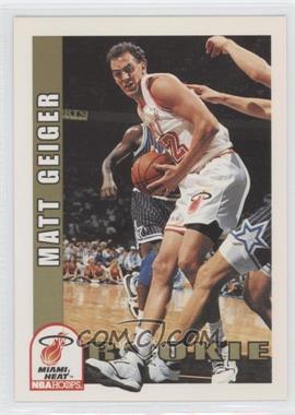 1992-93 NBA Hoops - [Base] #412 - Matt Geiger