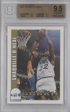 1992-93 NBA Hoops - [Base] #442 - Shaquille O'Neal [BGS 9.5 GEM MINT]