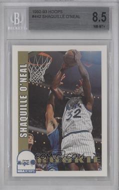 1992-93 NBA Hoops - [Base] #442 - Shaquille O'Neal [BGS 8.5 NM‑MT+]