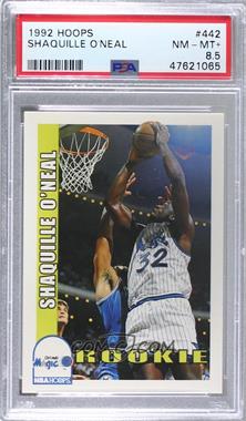 1992-93 NBA Hoops - [Base] #442 - Shaquille O'Neal [PSA 8.5 NM‑MT+]