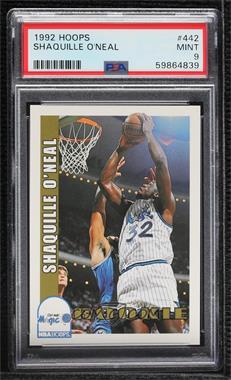 1992-93 NBA Hoops - [Base] #442 - Shaquille O'Neal [PSA 9 MINT]