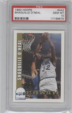 1992-93 NBA Hoops - [Base] #442 - Shaquille O'Neal [PSA 10 GEM MT]