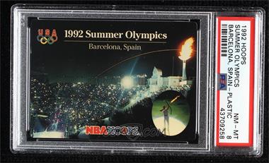 1992-93 NBA Hoops - [Base] #SUOL - 1992 Summer Olympics (Barcelona, Spain) [PSA 8 NM‑MT]