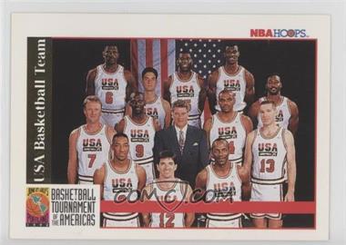 1992-93 NBA Hoops - [Base] #USBT.1 - USA Basketball Team