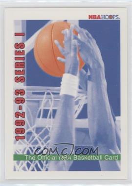 1992-93 NBA Hoops - Promos #SERI.1 - Series I