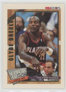 1992-93 NBA Hoops - Supreme Court #SC5 - Clyde Drexler