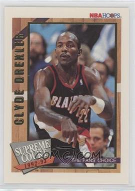 1992-93 NBA Hoops - Supreme Court #SC5 - Clyde Drexler
