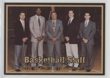 1992-93 Purdue Boilermakers Team Issue - [Base] #WKKJR - Bruce Weber, Frank Kendrick, Gene Keady, Gary Johnson, Tom Reiter