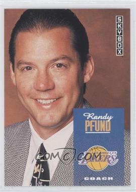 1992-93 Skybox - [Base] #267 - Randy Pfund