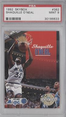 1992-93 Skybox - [Base] #382 - Shaquille O'Neal [PSA 9 MINT]