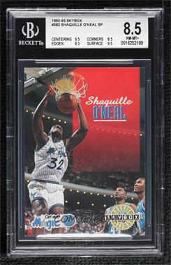 1992-93 Skybox - [Base] #382 - Shaquille O'Neal [BGS 8.5 NM‑MT+]