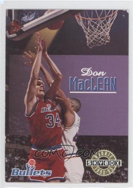 1992-93 Skybox - [Base] #407 - Don MacLean