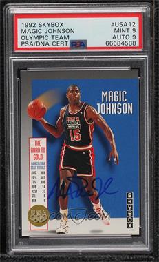 1992-93 Skybox - The Road to Gold #USA12 - Magic Johnson [PSA Authentic PSA/DNA Cert]