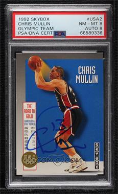 1992-93 Skybox - The Road to Gold #USA2 - Chris Mullin [PSA Authentic PSA/DNA Cert]