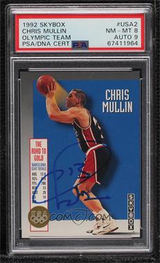 1992-93 Skybox - The Road to Gold #USA2 - Chris Mullin [PSA Authentic PSA/DNA Cert]