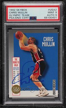 1992-93 Skybox - The Road to Gold #USA2 - Chris Mullin [PSA Authentic PSA/DNA Cert]