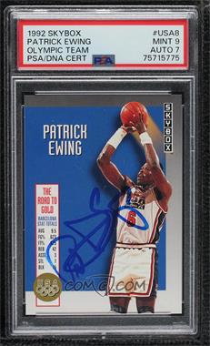 1992-93 Skybox - The Road to Gold #USA8 - Patrick Ewing [PSA Authentic PSA/DNA Cert]