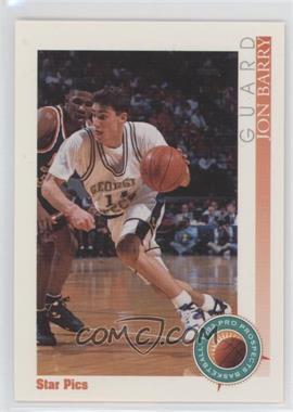 1992-93 Star Pics - [Base] - Autographs #44 - Jon Barry