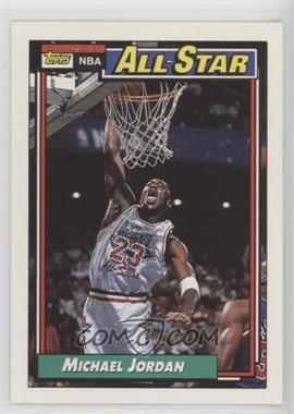 1992-93 Topps - [Base] - Blank Back #115 - All-Star - Michael Jordan