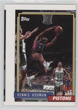 1992-93 Topps - [Base] - Blank Back #137 - Dennis Rodman