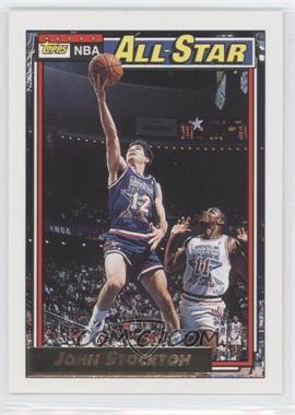 1992-93 Topps - [Base] - Gold #101 - All-Star - John Stockton